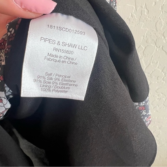 Veronica Beard Rory Floral Print Silk Dress - Picture 8 of 10